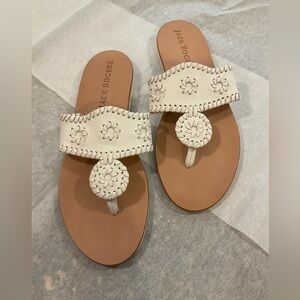 Jack Rogers Women's White Boat Sandals